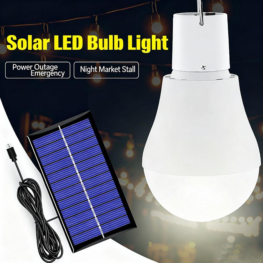 Solar LED Light Bulb IP65 Wate - đánh giá và giá Power Outage Light