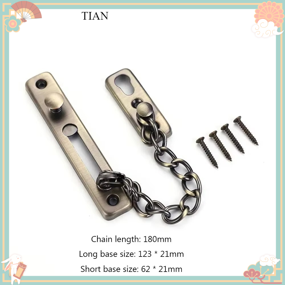 Door Chain with Lock Door Lock - đánh giá và giá Security Chain Door